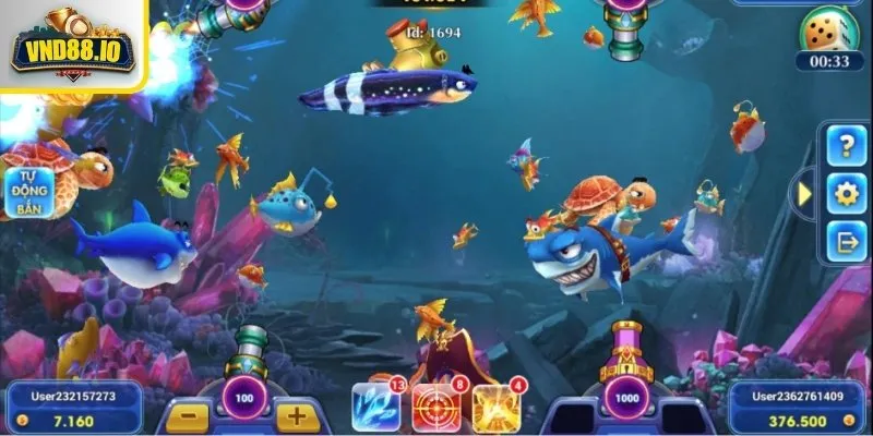 Bắn Cá Tam Quốc – Lối Chơi Đặc Sắc và Phần Thưởng Hấp Dẫn 2 Các loại súng trong game săn bắt cá có sức mạnh khác nhau